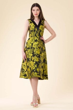 Rochie brocart Carla