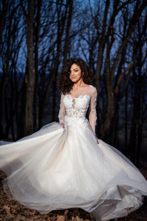 Rochie Mireasa Rosé - Rochii Mireasa La Comanda