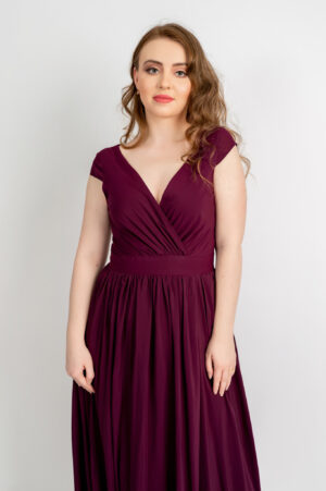 Rochie de ocazie lunga voal Selina