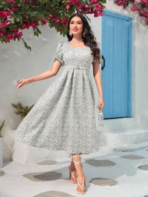 Rochie Estefania Light Green