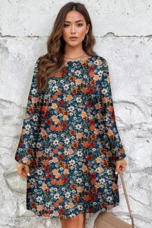 Rochie marime mare lejera cu imp...