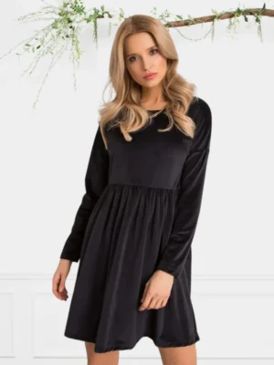 Rochie scurta eleganta neagra cu...