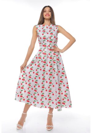 Rochie uni cu buzunare laterale