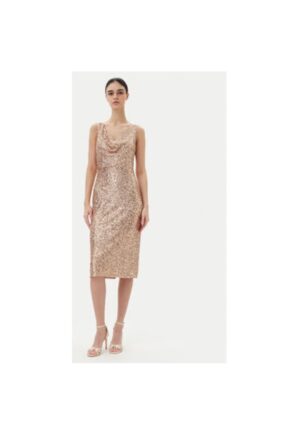 Rochie dama  CFC0123778003 - Poliester - Auriu