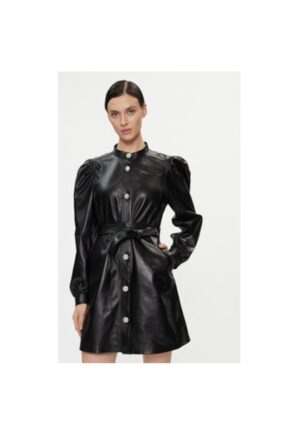 Rochie Dama -  302976454 - Piele naturala - Negru