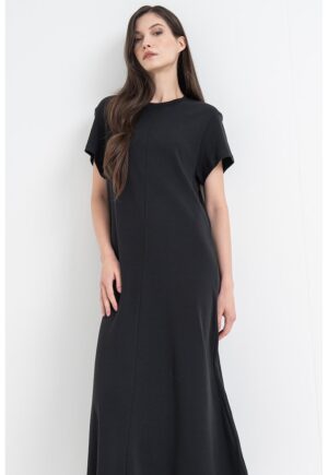 Rochie-tricou midi relaxed fit