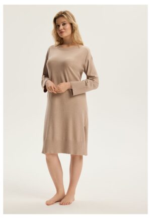 Rochie dama bej Chilo  Bej