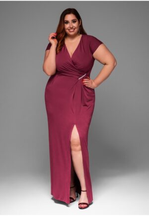 Rochie de seara Maxi Plus size LACRICA LA-OM-DLR013