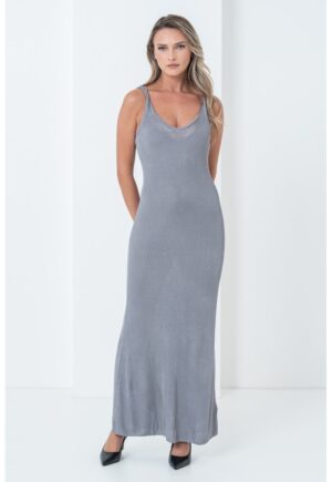 Rochie maxi tricotata