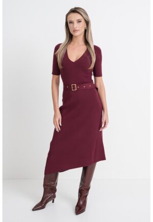 Rochie asimetrica si tricotata fin