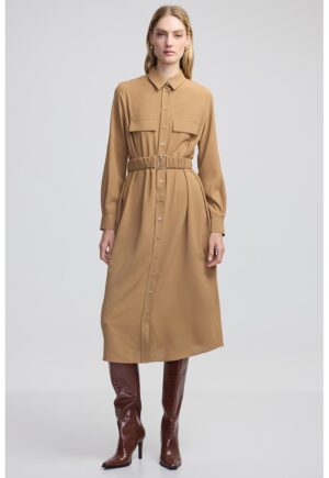 Rochie-camasa cu curea elastica