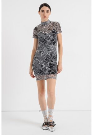 Rochie bodycon cu imprimeu