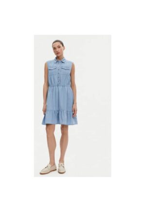 Rochie dama -  305244888 - Bumbac - Albastru - Albastru