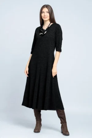 Rochie cambrata din tricot de vascoza