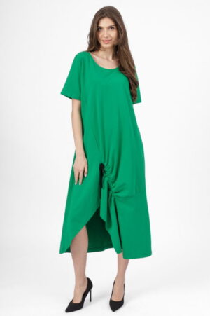 Rochie lunga A-line verde