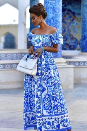 Rochie lunga de zi TORA