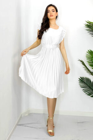 Rochie plisata midi