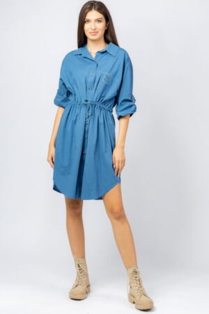 Rochie midi tip camasa