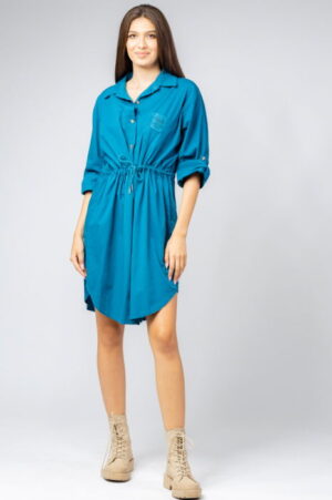 Rochie midi tip camasa