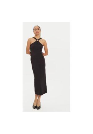 Rochie dama -  304176555 - Viscoza/Poliester - Negru - Negru