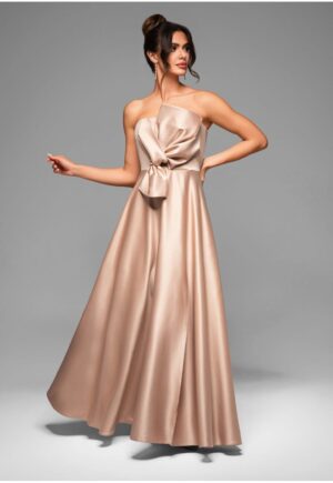 Rochie de seara Maxi LACRICA LA-OM-DLR004 - Auriu