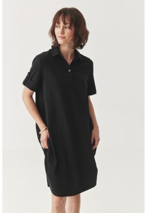 Rochie midi lejera - Negru