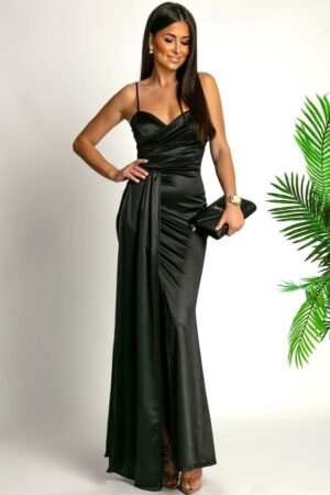 Rochie lunga satinata