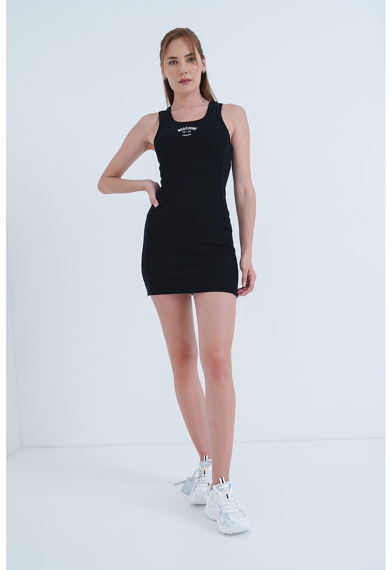 Rochie mini cu croiala bodycon - Negru