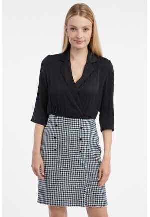 Rochie cu design 2-in-1 - Negru