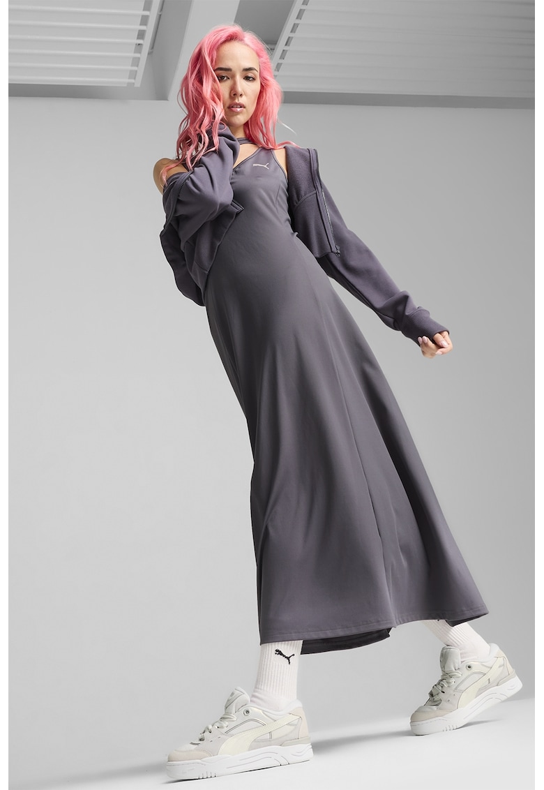 Rochie maxi Dare to GYM2K - Gri