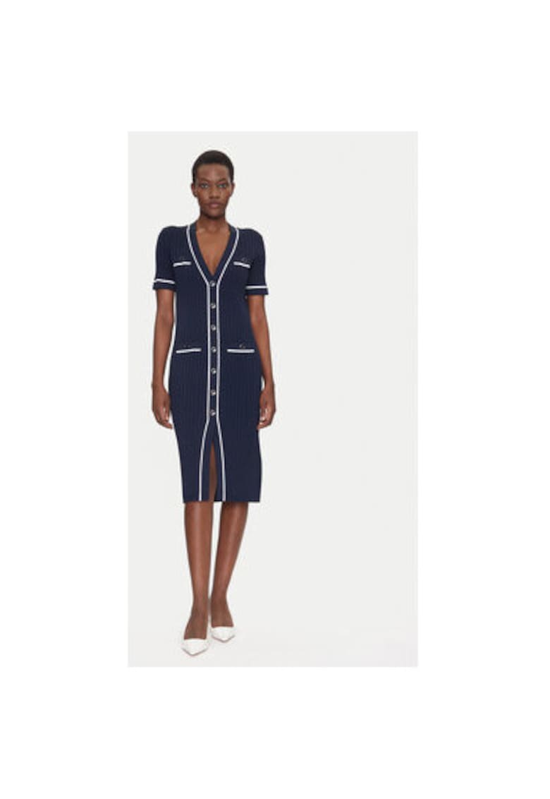 Rochie dama 100004 CANDELOTTO - Viscoza/Poliamida - Bleumarin - Bleumarin