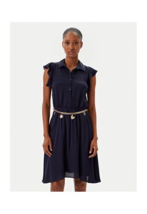 Rochie dama  FR25SD1011W77401 - Viscoza - Bleumarin - Bleumarin