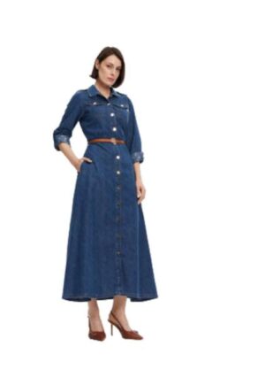 Rochie dama  bumbac/poliester - albastru