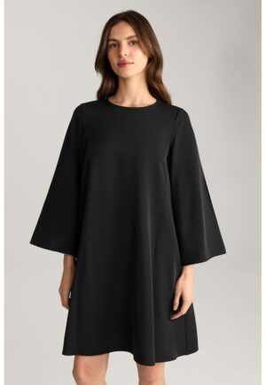 Rochie midi cu maneca lunga - Negru