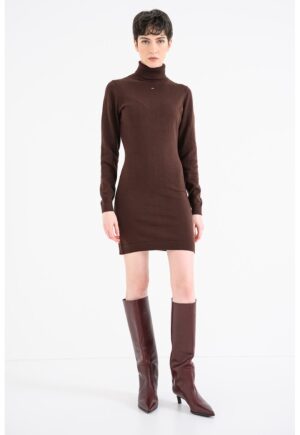 Rochie cambrata tricotata fin - Maro