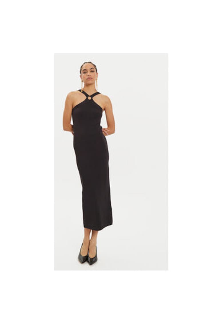 Rochie dama - 304176555 - Viscoza/Poliester - Negru - Negru