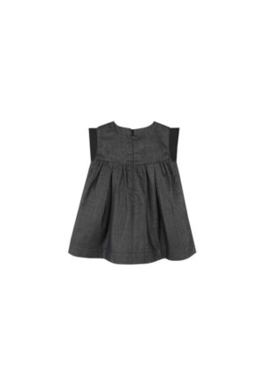 Rochie fete  Z30514 Z12 - Bumbac/Poliester - Gri - Gri