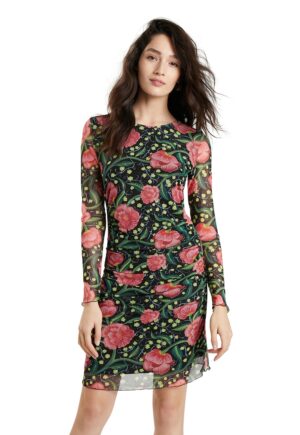 Rochie mini cu imprimeu floral
