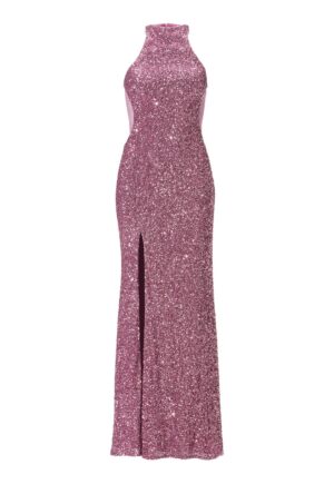 Rochie dama  5AJ006HK - Poliester/Elastan - Roz - Roz