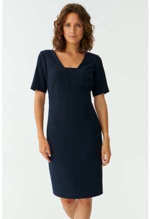 Rochie midi Borki - Bleumarin