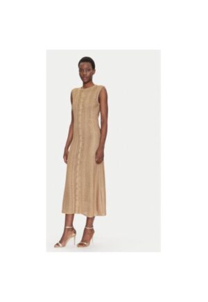 Rochie dama  58675 CANAPE - Viscoza/Poliester - Bej - Bej