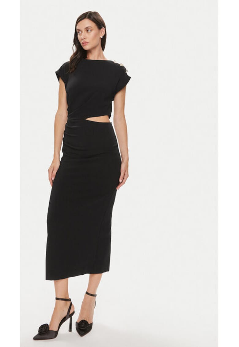 Rochie dama - 304208751 - Poliester - Negru - Negru