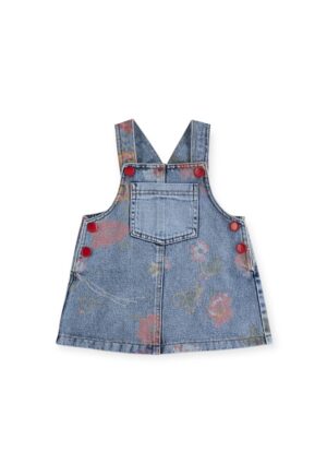 Rochie sarafan de blugi  - It`s Our Nature - Bleumarin - pentru fetite - Albastru