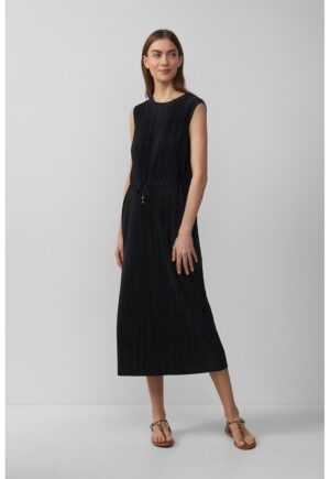 Rochie midi cu talie ajustabila - Negru
