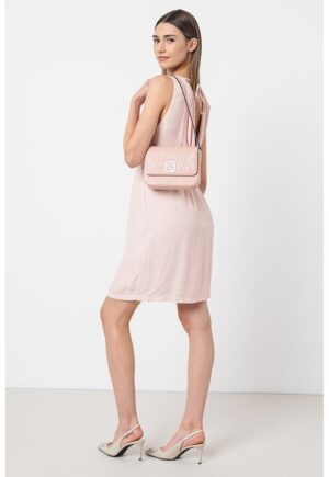 Rochie mini cu decupaj pe spate - Piersica