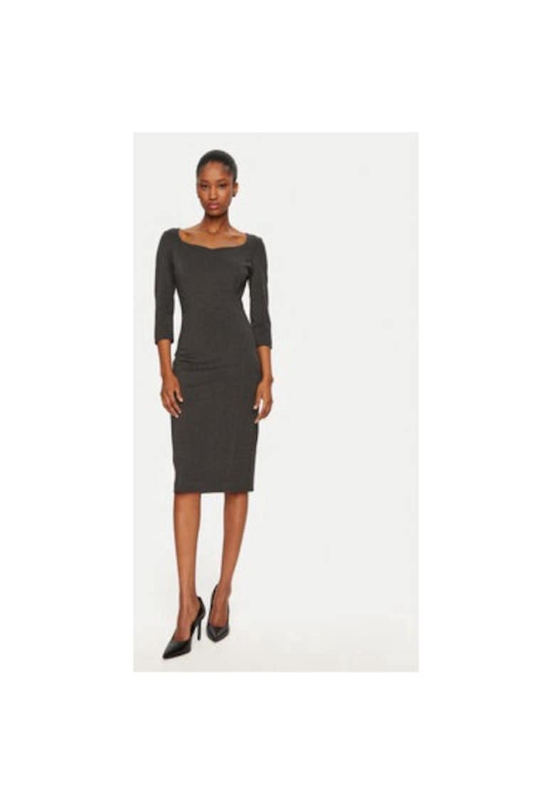 Rochie dama - 305018311 - Viscoza/Poliamida - Gri - Gri