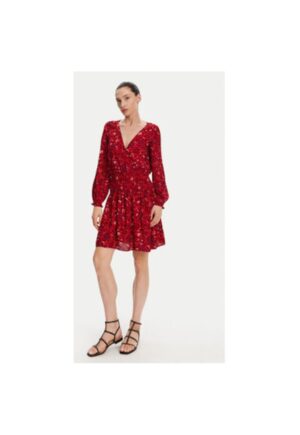 Rochie dama  PL953669 - Viscoza - Rosu