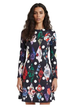 Rochie scurta cu maneca lunga