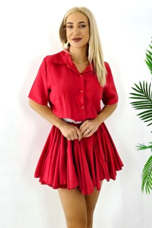 Rochie cu volane Peony Pearl