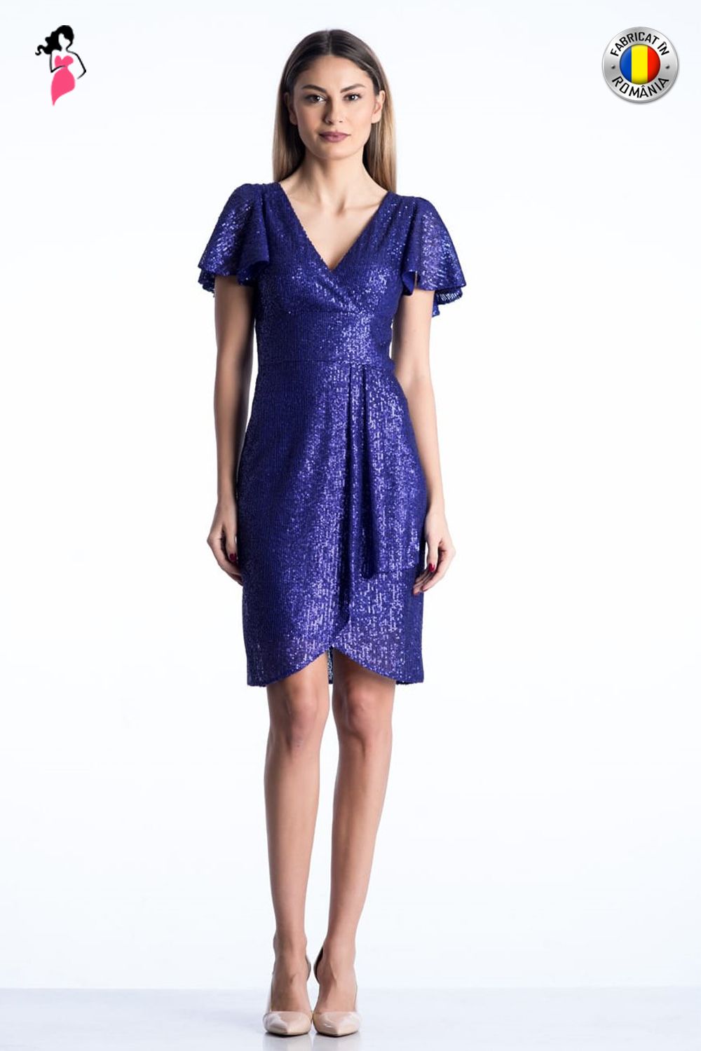 Rochie Xara de ocazie petrecuta din paiete